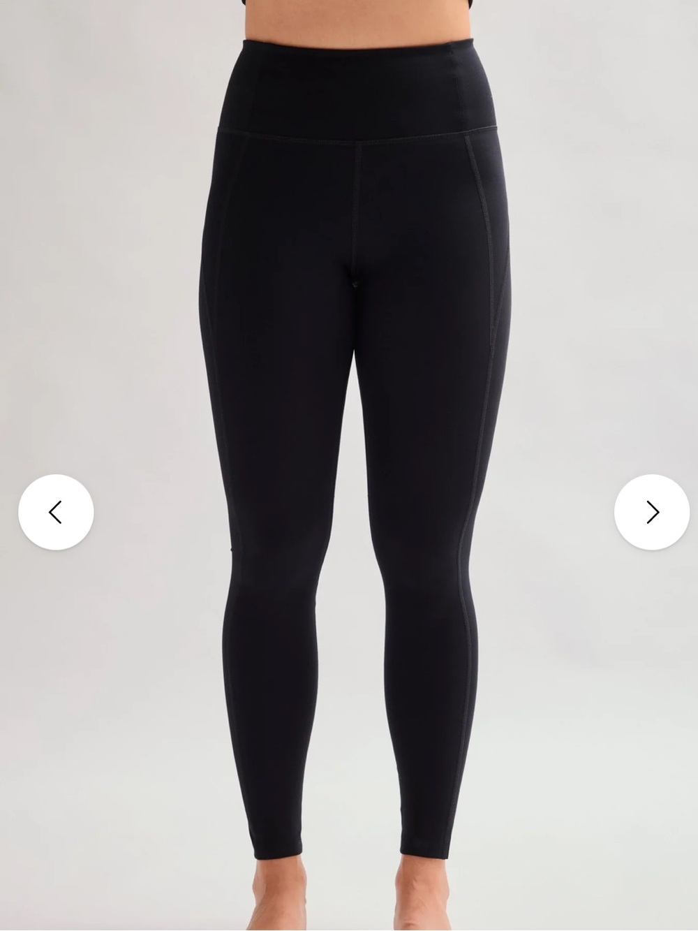 Girlfriend Collective High-Rise Black Compression Leggings
